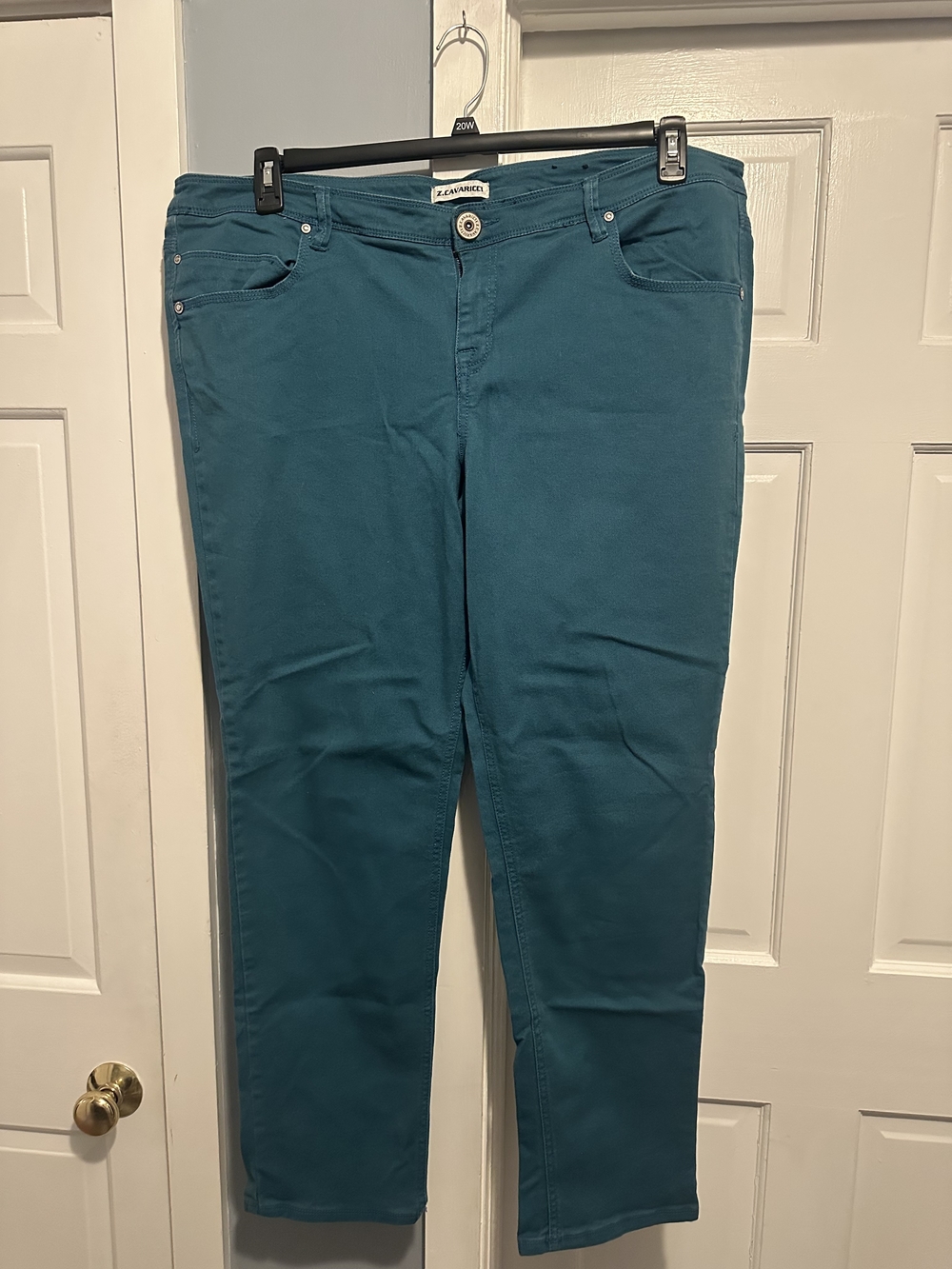 Z. Cavaricci Teal Straight Leg Women’s Jeans
